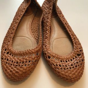 Emma woven ballet flat